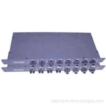 8 Copper X 8 Fiber Optic Switch